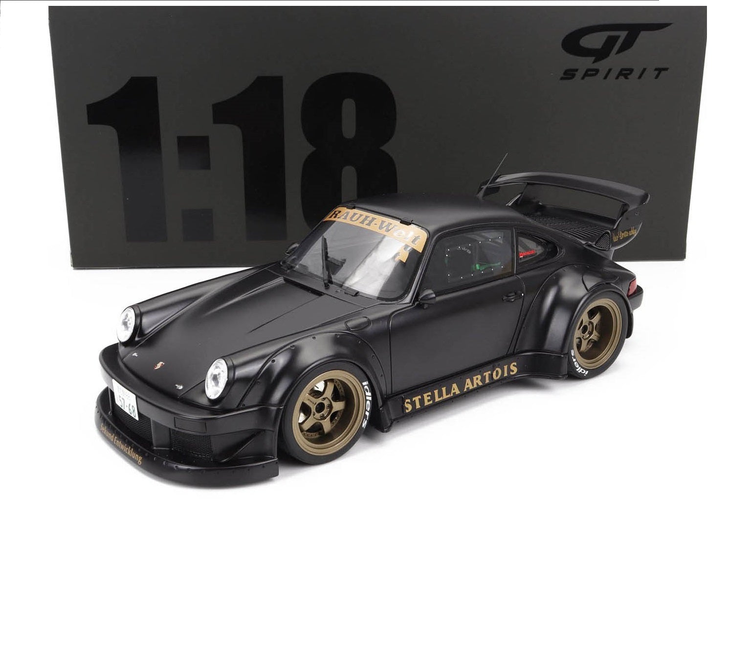 1/18 GT Spirit Porsche 911 (964) Rwb Stella Artois Noir GT918 AB1130 1/18 GT Spirit Porsche 911 (964) Rwb Stella Artois Noir GT918 AB1130
