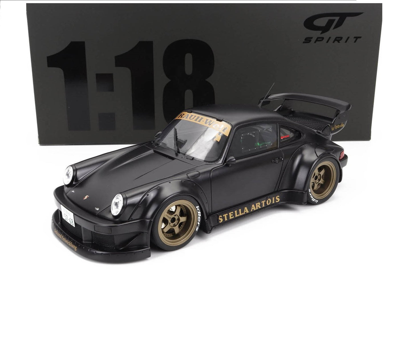 2008 PORSCHE 911 964 RWB STELLA ARTOIS BLACK 1:18 SCALE