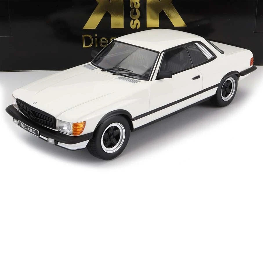 1985 MERCEDES BENZ S-CLASS 500SLC 6.0 AMG (C107) WHITE 1:18 SCALE