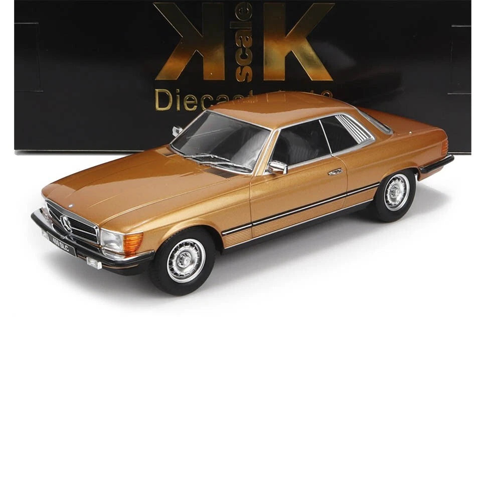 1980 MERCEDES BENZ SL-CLASS 450SLC COUPE (C107) GOLD MET 1:18 SCALE
