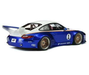 2018 PORSCHE 911/997 OLD NEW BODY KIT BLUE WHITE 1:18 SCALE