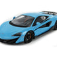 2018 MCLAREN 600 LT CURACAO CURACAO BLUE 1:18 SCALE