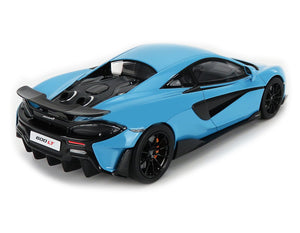 2018 MCLAREN 600 LT CURACAO CURACAO BLUE 1:18 SCALE