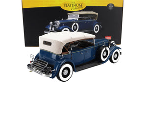 1932 FORD USA LINCOLN KB CABRIOLET CLOSED DIDO BLUE 1:18 SCALE