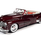 1947 CADILLAC SERIES 62 CABRIOLET CONVER BURGUNDY 1:18 SCALE