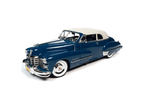 1947 CADILLAC SERIES 62 SOFT TOP BLUE 1:18 SCALE