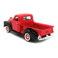 1950 GMC PICKUP RED WITH BLACK 1:18 SCALE