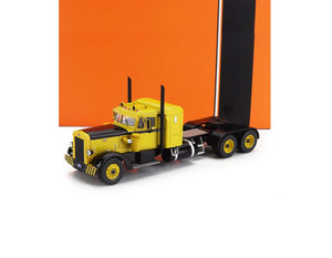 1952 PETERBILT 350 TRACTOR TRUCK 3-ASSI YELLOW BLACK 1:43 SCALE