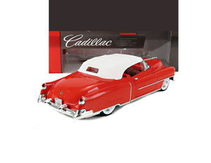 1953 CADILLAC ELDORADO RED W WHITE TOP 1:18 SCALE