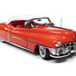 1953 CADILLAC ELDORADO RED W WHITE TOP 1:18 SCALE