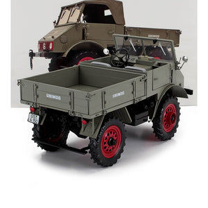 1953 MERCEDES BENZ UNIMOG 401 TRUCK LIGHT BROWN 1:18 SCALE