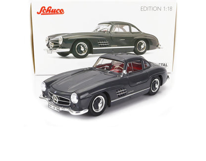 1954 MERCEDES BENZ 300SL COUPE GULLWING (W198) GREY 1:18 SCALE