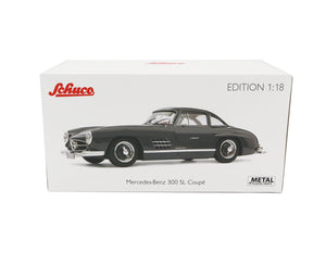 1954 MERCEDES BENZ 300SL COUPE GULLWING (W198) GREY 1:18 SCALE