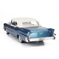 1956 CADILLAC ELDORADO BIARRITZ CABRIOLET CLOSED BAHAMA BLUE 1:18 SCALE