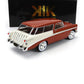 1956 CHEVROLET BEL AIR NOMAD STATION WAGON BROWN CREAM 1:18 SCALE BY KK-SCALE