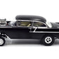 1957 CHEVROLET 150 GASSER PRIME TIME 427 MOTOR SATIN BLACK 1:18 SCALE