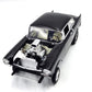 1957 CHEVROLET 150 GASSER PRIME TIME 427 MOTOR SATIN BLACK 1:18 SCALE