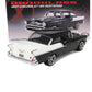 1957 CHEVROLET 150 RESTOMOD "HOURGLASS" BLACK & WHITE 1:18 SCALE ACME A1807012