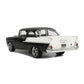 1957 CHEVROLET 150 RESTOMOD "HOURGLASS" BLACK & WHITE 1:18 SCALE ACME A1807012