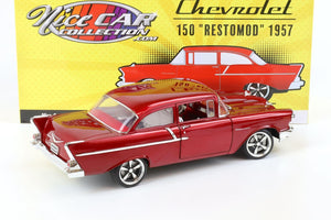 1957 CHEVROLET BEL AIR 150 RED 1:18 SCALE