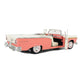1957 FORD FAIRLANE 500 SKYLINER CORAL COLONIAL WHITE 1:18 SCALE