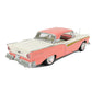 1957 FORD FAIRLANE 500 SKYLINER CORAL COLONIAL WHITE 1:18 SCALE
