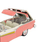 1957 FORD FAIRLANE 500 SKYLINER CORAL COLONIAL WHITE 1:18 SCALE