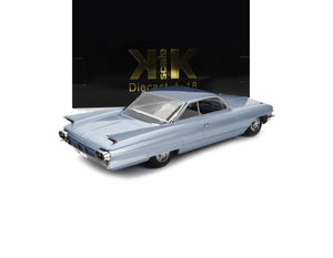 1961 CADILLAC SERIES 62 COUPE DEVILLE LIGHT BLUE MET 1:18 SCALE