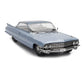 1961 CADILLAC SERIES 62 COUPE DEVILLE LIGHT BLUE MET 1:18 SCALE