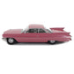 1961 CADILLAC SERIES 62 COUPE DEVILLE PINK MET 1:18 SCALE