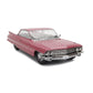 1961 CADILLAC SERIES 62 COUPE DEVILLE PINK MET 1:18 SCALE