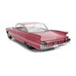 1961 CADILLAC SERIES 62 COUPE DEVILLE PINK MET 1:18 SCALE