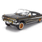 1961 CHEVROLET IMPALA LOWRIDER CABRIOLET OPEN BLACK 1:18 SCALE