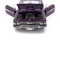 1961 CHEVROLET IMPALA LOWRIDER CABRIOLET OPEN PURPLE 1:18 SCALE