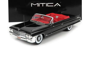 1962 CADILLAC ELDORADO BIARRITZ CONVERTIBLE OPEN BLACK 1:18 SCALE