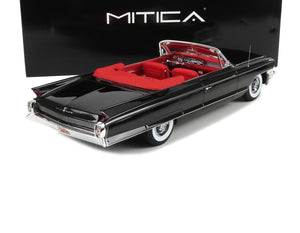 1962 CADILLAC ELDORADO BIARRITZ CONVERTIBLE OPEN BLACK 1:18 SCALE