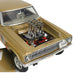 1965 DODGE CORONET AWB GOLD RUSH GOLD MET. 1:18 SCALE BY ACME A1806506