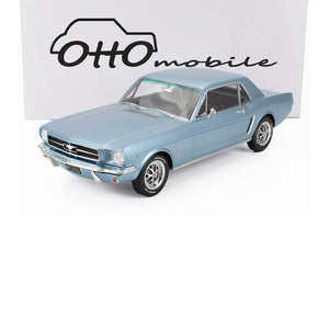 1965 FORD USA MUSTANG V8 HARD-TOP BLUE PONY 1:18 SCALE