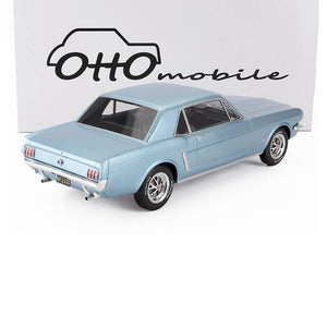 1965 FORD USA MUSTANG V8 HARD-TOP BLUE PONY 1:18 SCALE