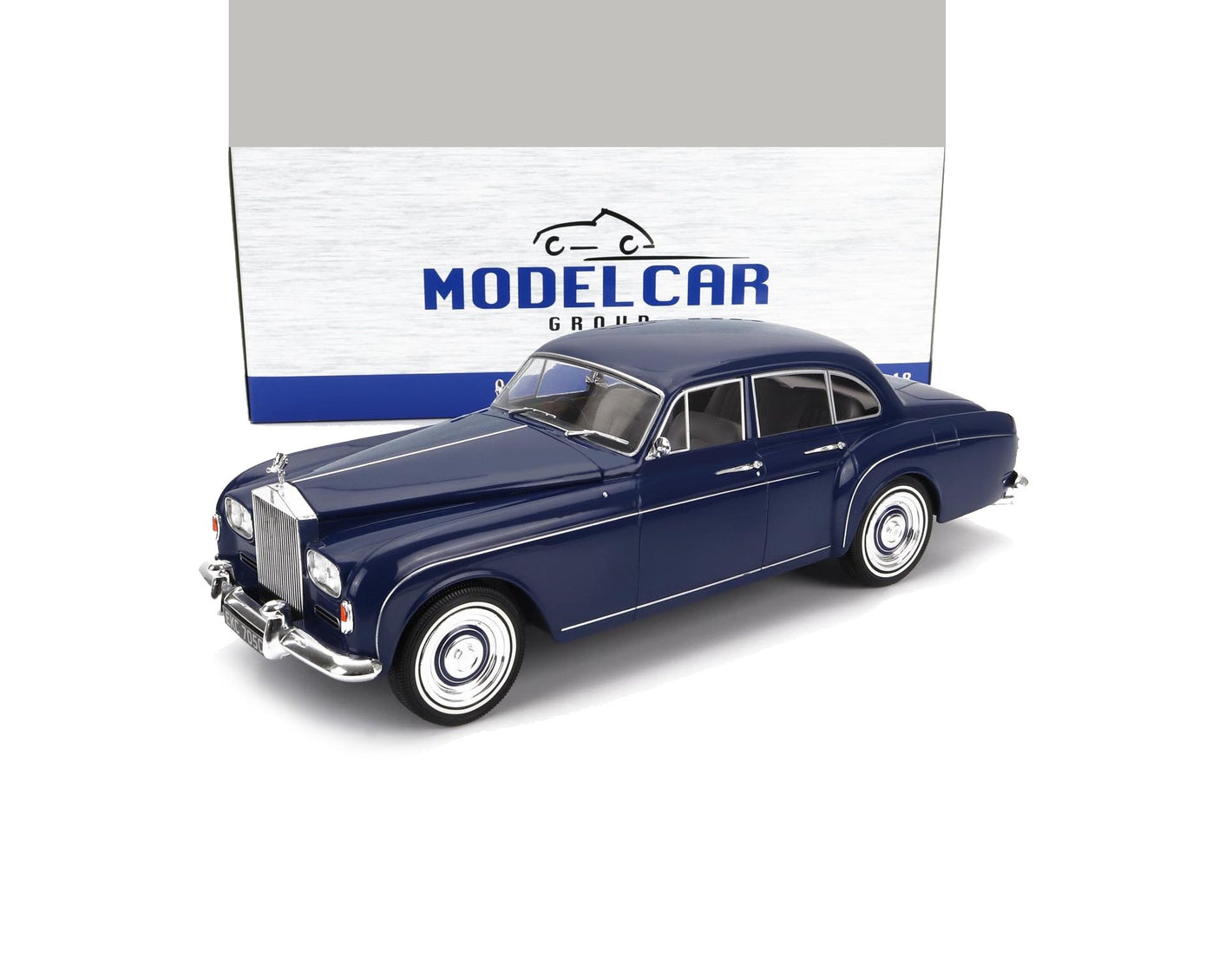 1965 ROLLS ROYCE SILVER CLOUD III BLUE RHD 1:18 SCALE