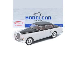 1965 ROLLS ROYCE SILVER CLOUD III SILVER BLACK RHD 1:18 SCALE