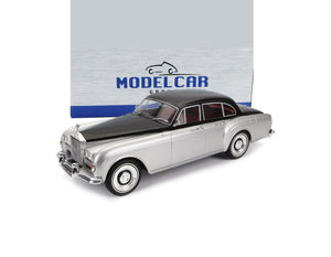 1965 ROLLS ROYCE SILVER CLOUD III SILVER BLACK RHD 1:18 SCALE