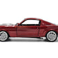 1965 SHELBY GT350R PRO TOURING METALLIC CANDY MAROON W SILVER 1:18 SCALE