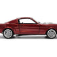 1965 SHELBY GT350R PRO TOURING METALLIC CANDY MAROON W SILVER 1:18 SCALE