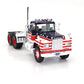 1966 MACK R-SERIES TRACTOR TRUCK 3-ASSI 1 BLUE WHITE RED 1:43 SCALE