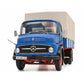 1966 MERCEDES BENZ L911 TRUCK TELONATO BLUE WITH CANVAS TOP 1:18 SCALE