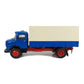 1966 MERCEDES BENZ L911 TRUCK TELONATO BLUE WITH CANVAS TOP 1:18 SCALE