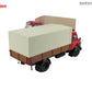 1966 MERCEDES BENZ L911 TRUCK TELONATO RED WITH CANVAS TOP 1:18 SCALE