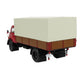 1966 MERCEDES BENZ L911 TRUCK TELONATO RED WITH CANVAS TOP 1:18 SCALE