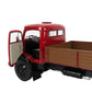 1966 MERCEDES BENZ L911 TRUCK TELONATO RED WITH CANVAS TOP 1:18 SCALE